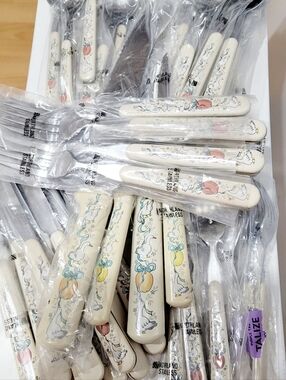 Vintage Northland Stainless Flatware 42 Pc Goose Apple Marmalade Style